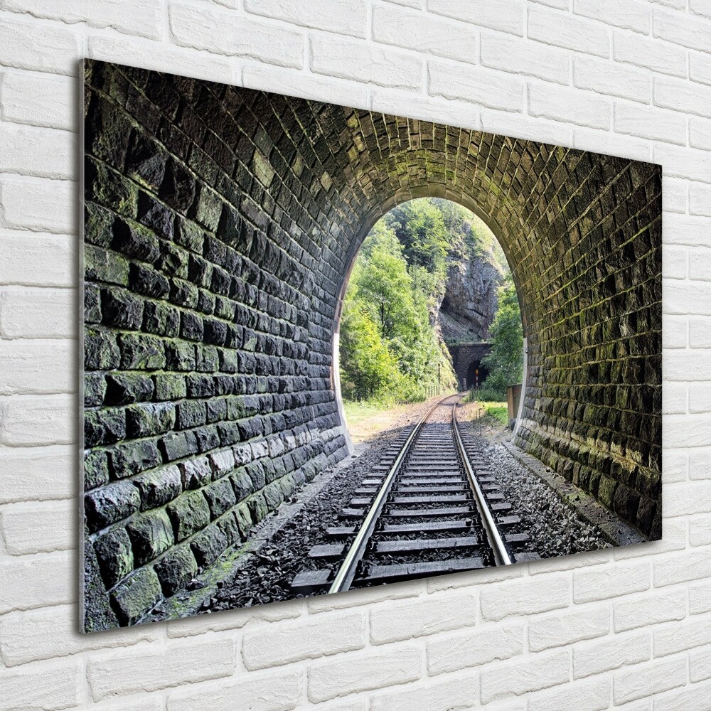 Akrilüveg fotó Vasúti alagút