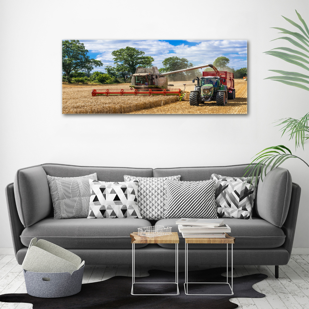 Akrilüveg fotó Keverjük össze és a traktor
