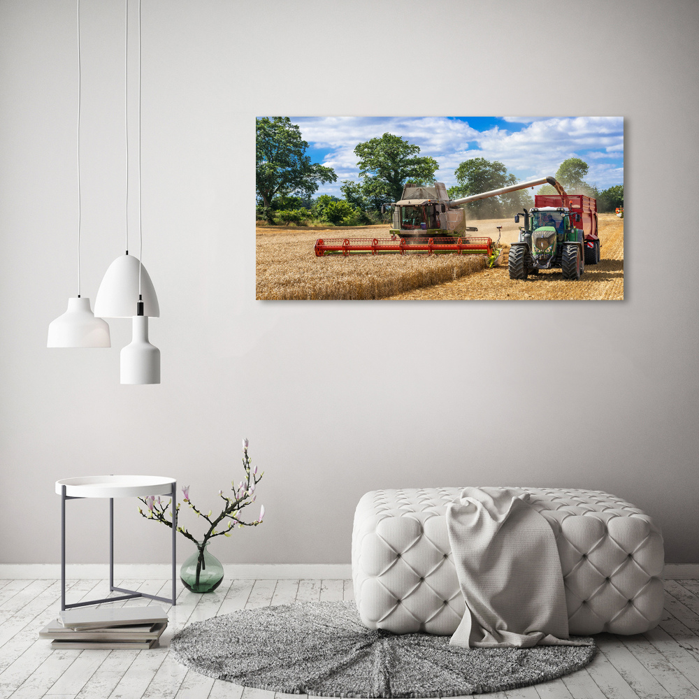Akrilüveg fotó Keverjük össze és a traktor