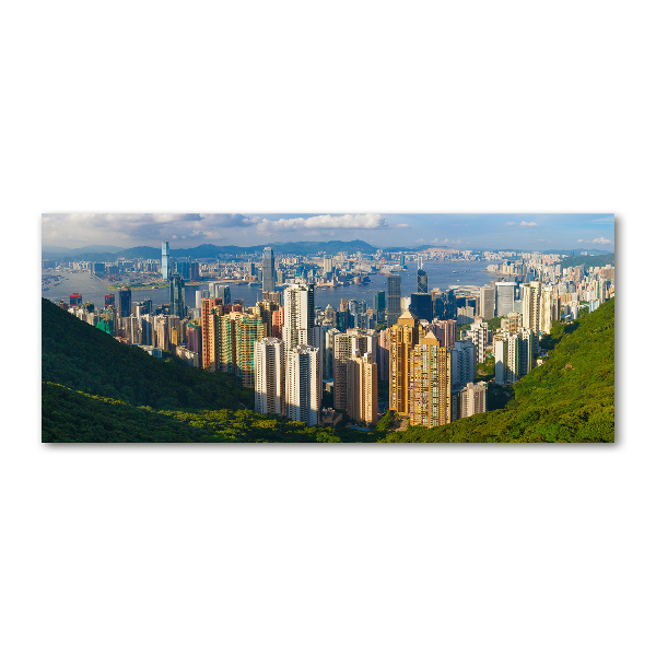 Akrilüveg fotó Hong kong panoráma