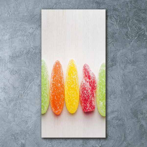 Akril üveg kép Színes zselés bab