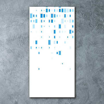 Akril üveg kép Kék négyzetek