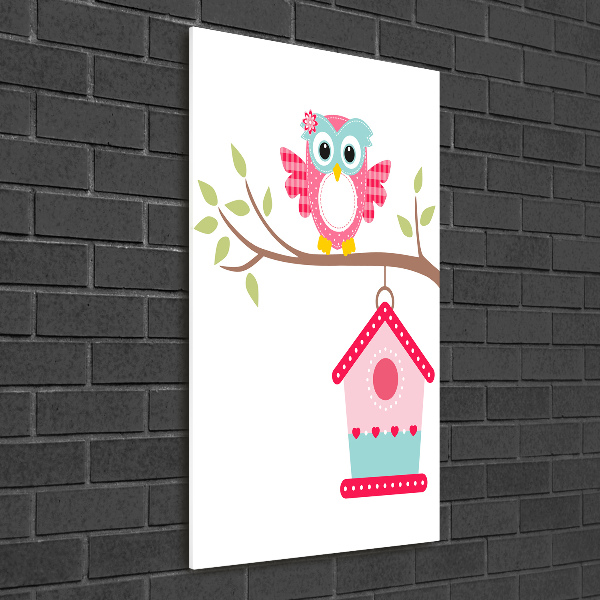 Akrilkép Bagoly, elágazik