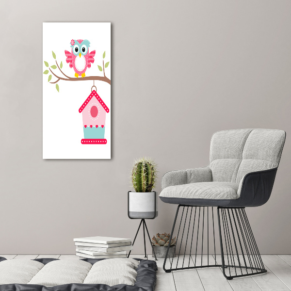 Akrilkép Bagoly, elágazik