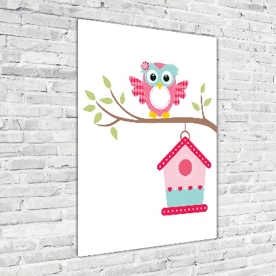 Akrilkép Bagoly, elágazik