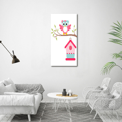 Akrilkép Bagoly, elágazik