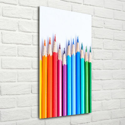 Akril üveg kép Színes ceruzák