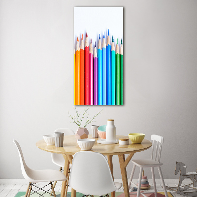 Akril üveg kép Színes ceruzák