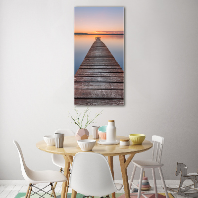 Akril üveg kép Fából készült móló