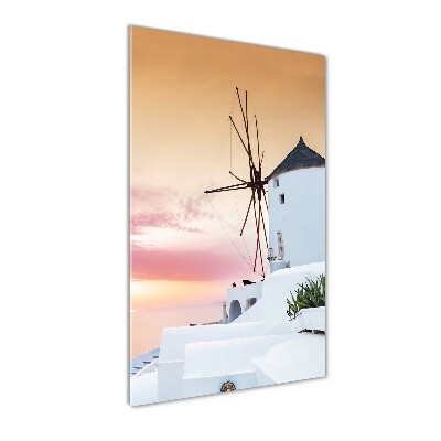Akril üveg kép Santorini, görögország