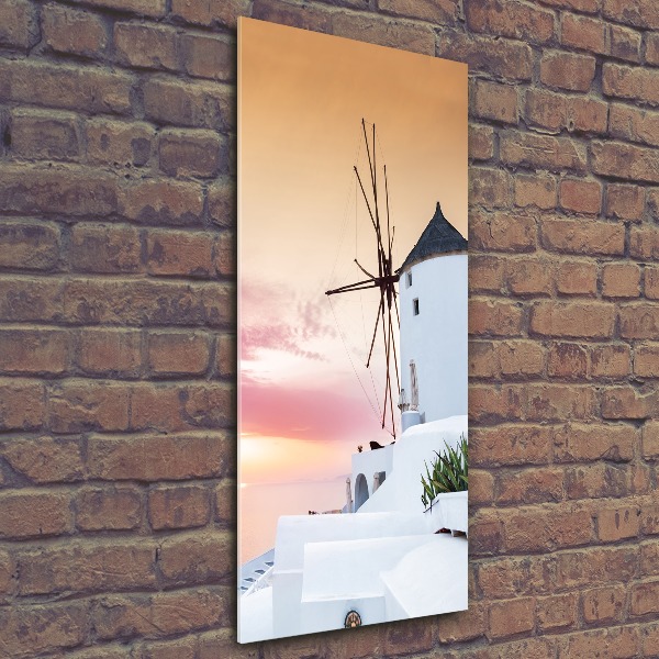 Akril üveg kép Santorini, görögország
