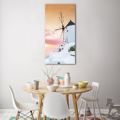 Akril üveg kép Santorini, görögország