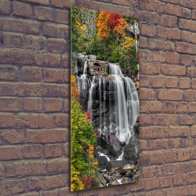 Akril üveg kép Vízesés ősszel