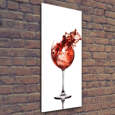 Akril üveg kép Egy pohár bor
