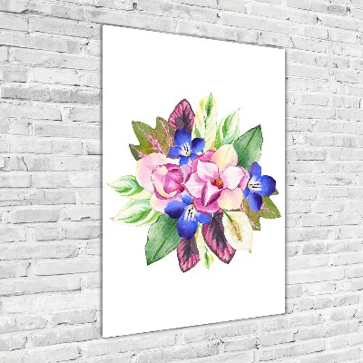 Akrilkép Csokor virág