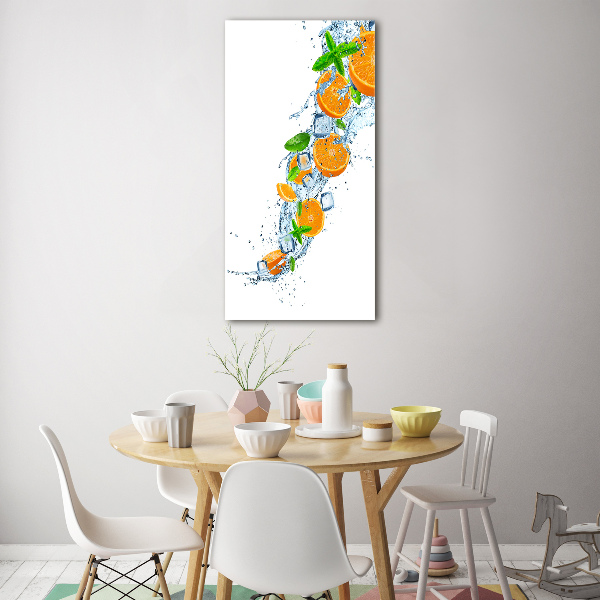 Akril üveg kép Narancs