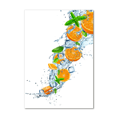 Akril üveg kép Narancs