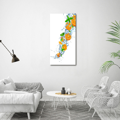 Akril üveg kép Narancs