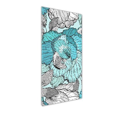 Akrilkép Virágos mintával