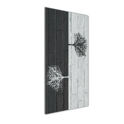 Akrilkép Fák a falon