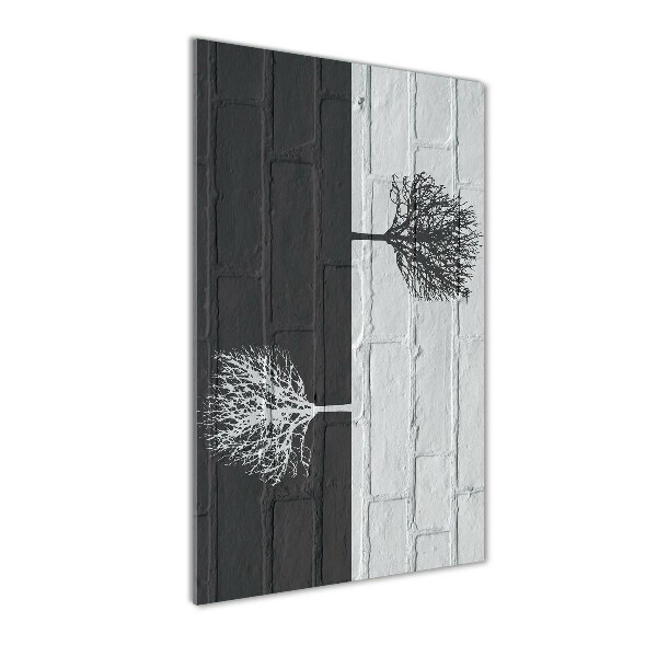 Akrilkép Fák a falon