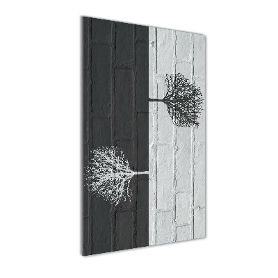 Akrilkép Fák a falon
