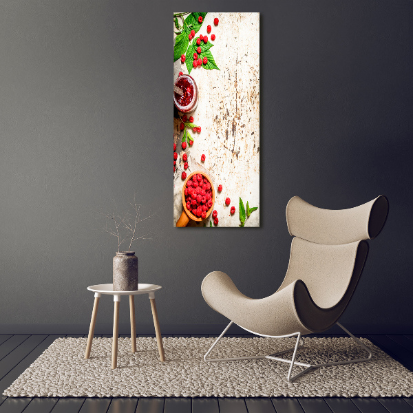 Akril üveg kép Málna lekvár