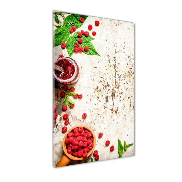 Akril üveg kép Málna lekvár