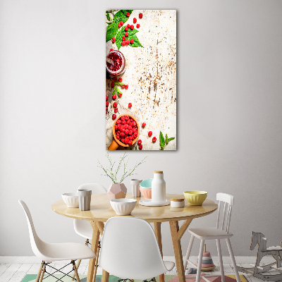 Akril üveg kép Málna lekvár