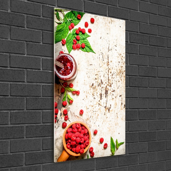 Akril üveg kép Málna lekvár