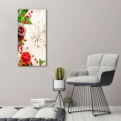 Akril üveg kép Málna lekvár