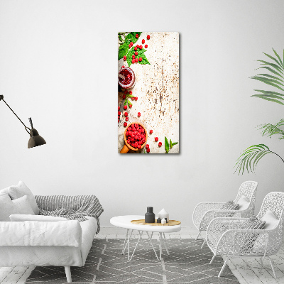 Akril üveg kép Málna lekvár