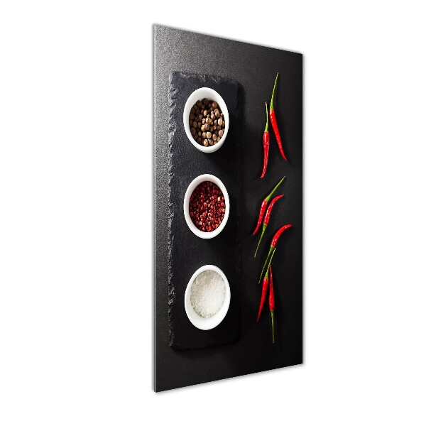 Akril üveg kép Fűszerek és paprika