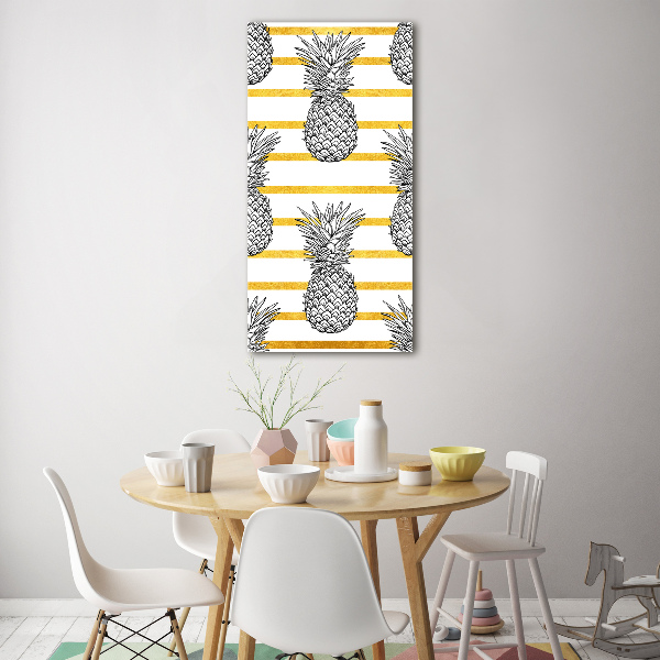 Akril üveg kép Ananász szalagok