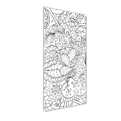 Akrilkép Háttér zentangle