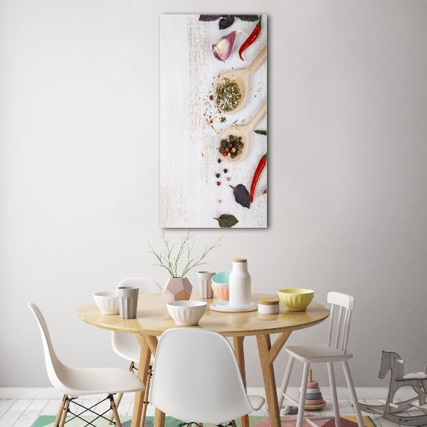 Akril üveg kép Zöldségek és fűszerek