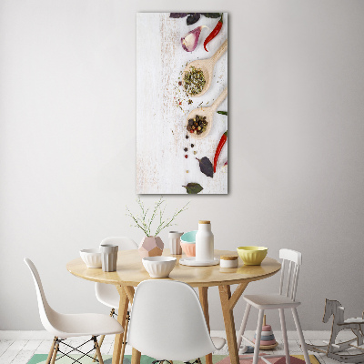 Akril üveg kép Zöldségek és fűszerek