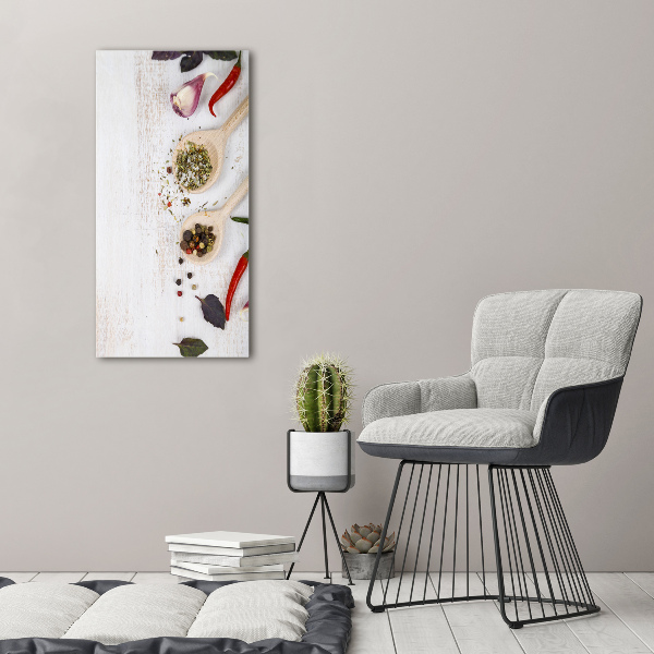 Akril üveg kép Zöldségek és fűszerek