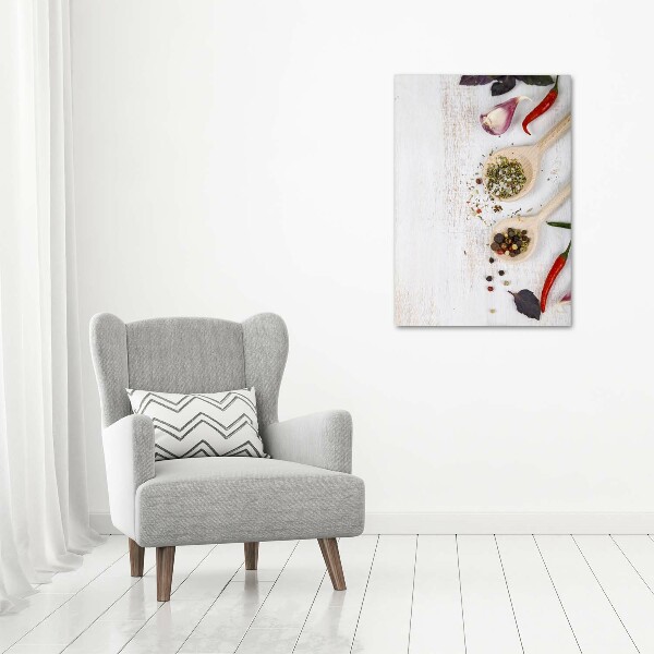 Akril üveg kép Zöldségek és fűszerek