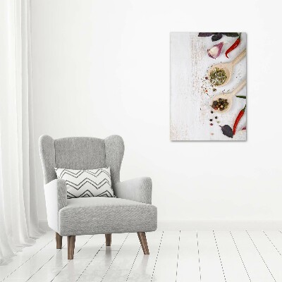 Akril üveg kép Zöldségek és fűszerek