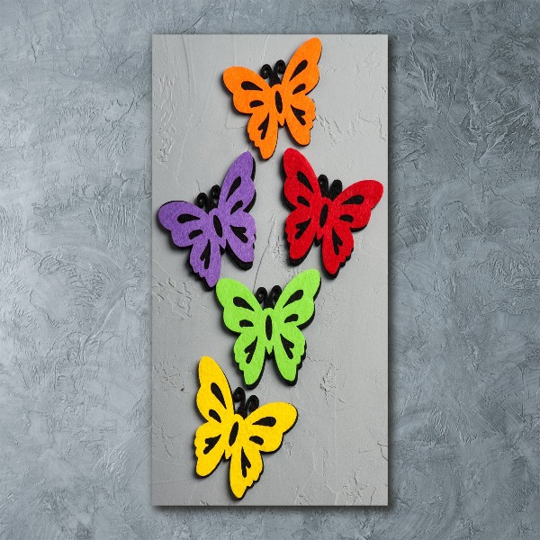 Akrilkép Színes pillangók