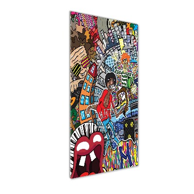 Akrilüveg fotó Zenei kollázs