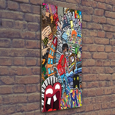 Akrilüveg fotó Zenei kollázs