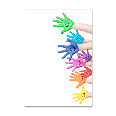 Akrilkép Festett kezek