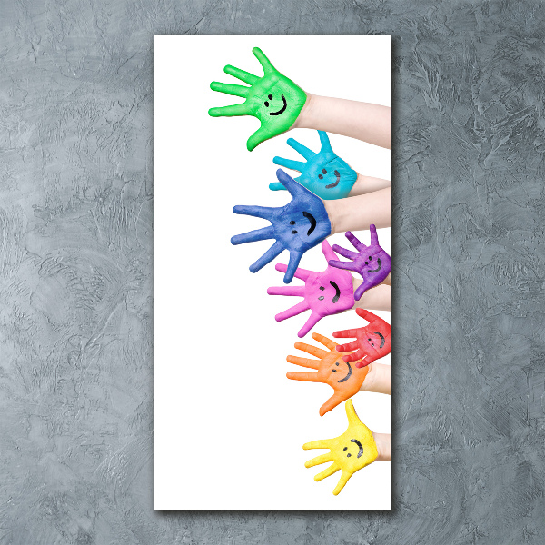 Akrilkép Festett kezek