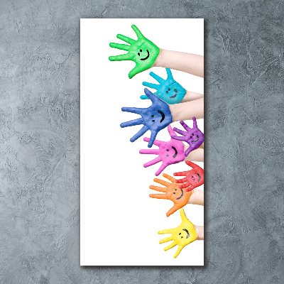 Akrilkép Festett kezek