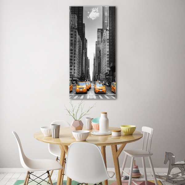 Akrilüveg fotó New york taxi