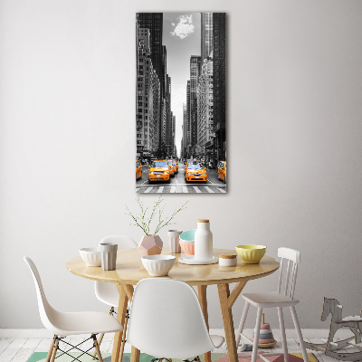 Akrilüveg fotó New york taxi