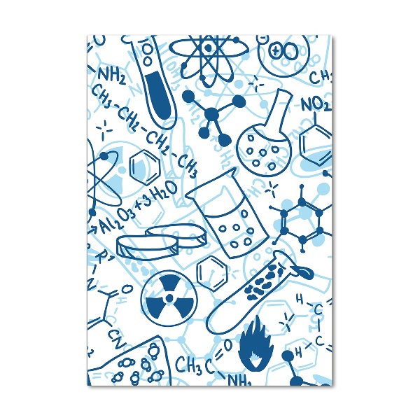 Akrilüveg fotó Kémia háttér