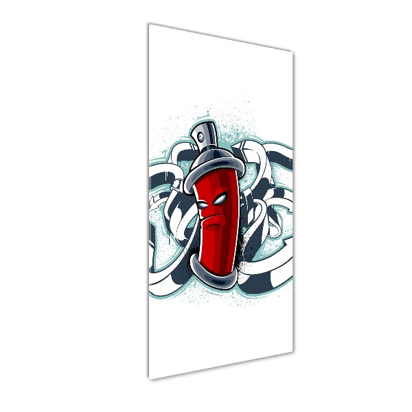 Akrilüveg fotó Falfirkálás